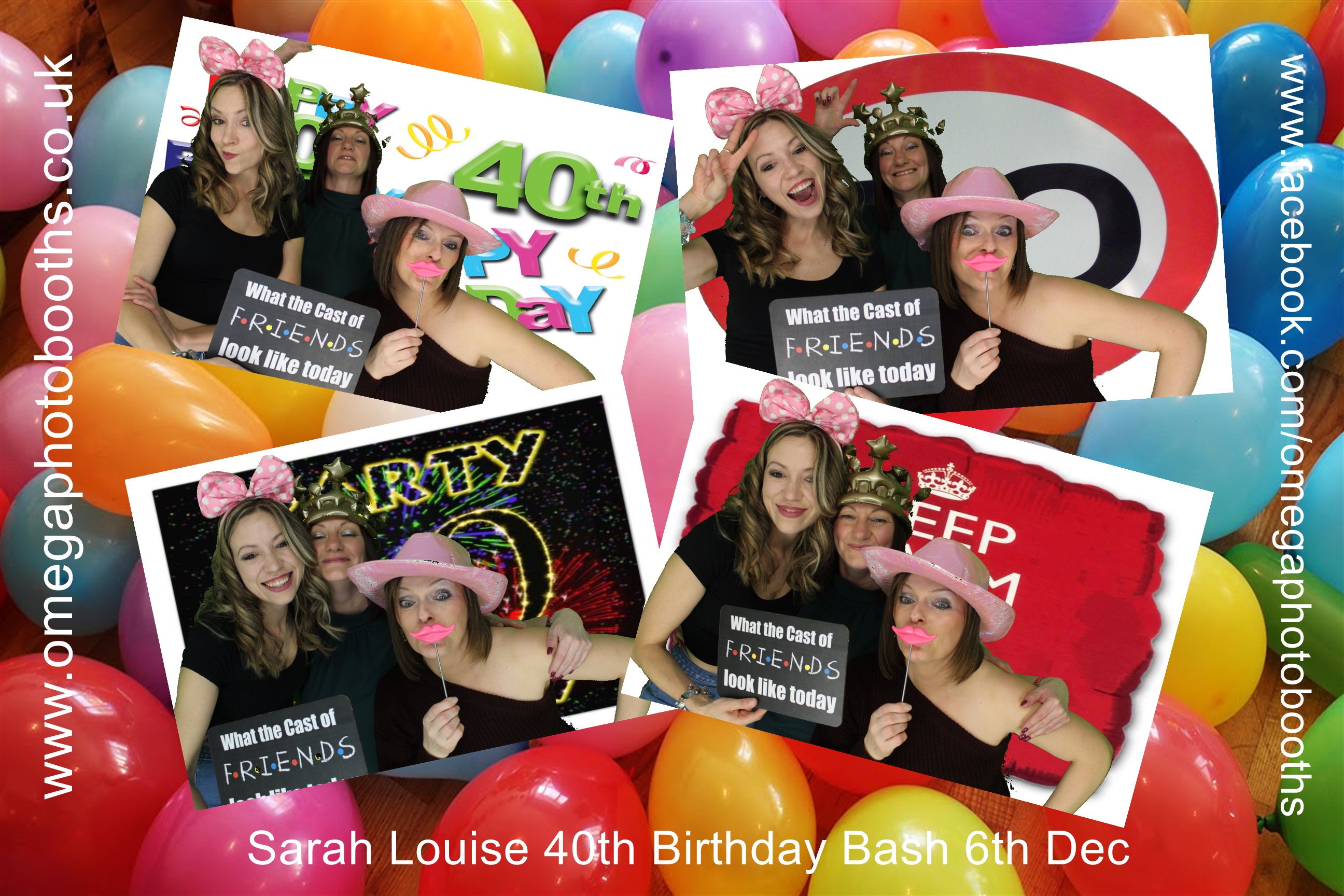 Sarah Louise 40th  | View more photos from the event at gallery.omegaphotobooths.co.uk/u/Omega-Photobooths/Sarah-Louise-40th